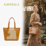 CISTELLA - Serena Rattan Bag Women's Bag Leather Rattan Bag Aesthetic Tote Bag Women's Handbag Women