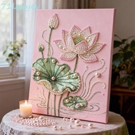 LACYES Pearl Painting Kit, 3D Sparkling DIY Painting Art Kit, Reduce Pressure Floral Craft DIY Pearl