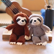 SHIGONG Plush Sloth Keychain, Bag Charm Soft Doll Sloth Small Pendant, Adorable Keyring Big Eyes Sim