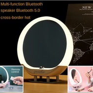 Creative Speaker Ambience Light Gift Remote Control Audio Creative Led Fill Light Cosmetic Mirror Bluetooth Speaker สีชมพู One