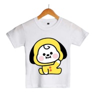 T-shirt Tops T-Shirts Distro Suits Daily Suit For Girls Girls Character motif bt21 bts chimmy chooky
