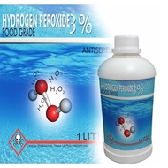 hydrogen peroksida h2o2 3% 1 liter dan 5 liter disinfektan antiseptik LTI94