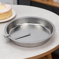 Youpsg 3 Pcs Round Cake Pan Set Non Stick Aluminum Alloy Baking Dishwasher Safe with Rotating Cutter