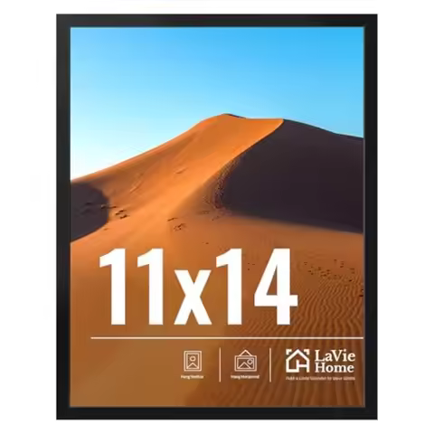 11x14 Picture Frame for Wall Display, 11 x 14 Picture Frame with HD Plexiglas, 11 by 14 Poster Frame