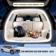 Rear Trunk LED Light Bar Strips Trunk Interior Decorative Lamp Strip Fit For Mercedes-Benz EQS SUV