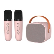 [SG Stock] K1/D20 Mini Karaoke Speaker Set, Karaoke Machine with Double Microphone Bluetooth Audio Portable Mini Wireless Microphone