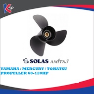 SOLAS AMITA 3 YAMAHA MERCURY TOHATSU PROPELLER 60-130HP 3411-138-13