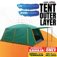 Outer Layer Camel Tent Penutup Khemah Camping Waterproof Cover Khemah Unta Full Cover Outer Tent Cov