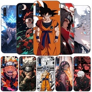 case For Samsung Galaxy A50 A50S A30S Case Silicon Phone Back Cover Soft black tpu Japanese classic anime