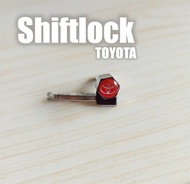 Shift Lock.แกนอลูมิเนียม &gt;TOYOTA&gt;ปลดล็อคเกียร์ว่าง(N)โดยไม่ต้องใช้กุญแจ  #อุปกรณ์ภายในรถยนต์# ShiftLock TOYOTA Cross