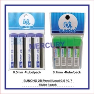 Buncho 2B Pencil Lead Hi-Polymer 0.5mm / 0.7mm 4in1