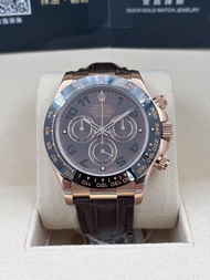二手 USED  ROLEX 勞力士 DAYTONA 116515LN 朱古力面 亂碼 皮帶款 淨錶 WATCH ONLY