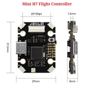 iFlight Borg 4S-8S Mini H7 / F7 Flight Controller + 60R / 60RS 4in1 ESC 20x20mm Mounting Hole For FP