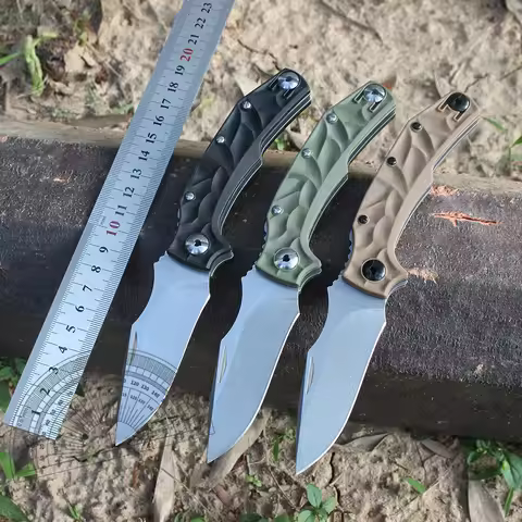 New Pohl Force Folding Pocket Knife Professional Bushcraft Survival Ganzo Small Knives Utility Tanto
