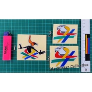 Pangkah Benetton Burung (2 sizes) / Duck Design Sticker Cutting Overlapping Reflective #pangkah #ben