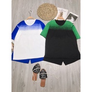 Unisex Wide Leg Sportsshort sleeve Set 2 Colors under 68kg - T-shirt and Shorts Set B019
