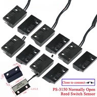 1-10Pcs PS-3150 Reed Switch Sensor PS3150 Normally Open NO Proximity Magnetic Door Window Contacts 3