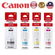Canon GI-71 Bottle Ink Black Cyan Magenta Yellow Original GI71 GI 71 for G1020  G2020  G3020  G3060 