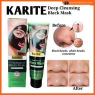 [Ready Stock] 🔥HOT🔥 Karite Black Mask Remove Blackheads Whiteheads Comedone (120ml) Clean Clear Skin Shiseido Charcoal