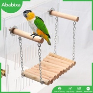 [Ababixa] Bird Parrot Ladder Perch Cage Accessories Bird Cage Toy for Medium Bird