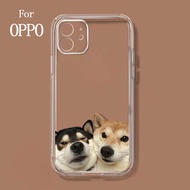 Funny phone case for Oppo A31 F11 A91 reno2F A92S A54 A74 A95 A96 A9/A5 2020 A32 A33 A72 A92 4G A55 A56 A57 A5s A3s A12 F9 reno 5/7pro cute dog cover