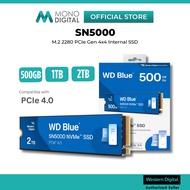 Western Digital WD BLUE SN5000 / SN5100 INT SSD M.2 2280 PCIE Gen 4x4 Internal Solid State Drive - 5