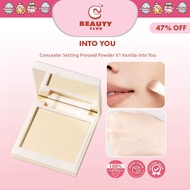 INTO YOU Concealer Setting Pressed Powder V1 Vanilla Into You Brush Foundation Makeup Into You