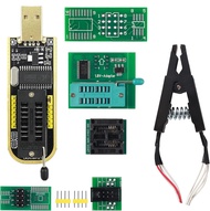 SOIC8 SOP8 Test Clip EEPROM Flash BIOS USB +1.8V Adapter + Soic8 Adapter Programmer Module Kit Set f