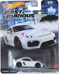 Porsche 718 Cayman GT4, Fast & Furious 4/5 [White] Hot Wheels Porsche 718 Cayman GT4, Fast & Furious