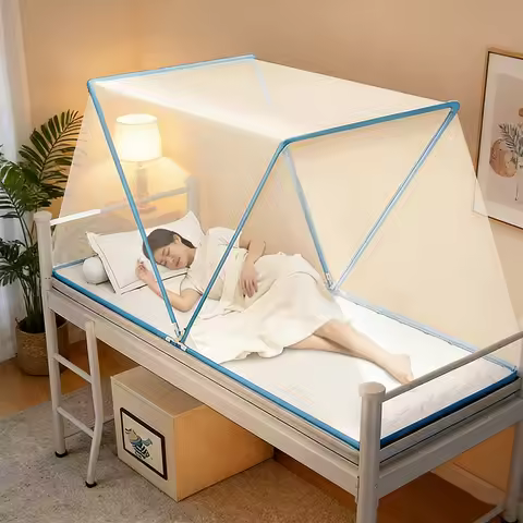 Portable Folding Mosquito Net Breathable Canopy for 1-3 People, Ideal for Home, Travel&Camping Keeps