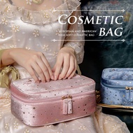 BLISS Makeup Bag Travel Soft Storage Bags Wash Handbags Large Capacity Bronzing Lipstick Bags