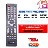COBY AND STAR COBY LED/SMART TV REMOTE CONTROL