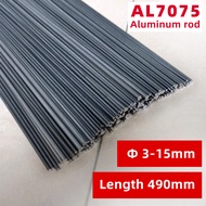AL7075 aluminum solid rod Φ 3-15mm diameter 490mm length High Quality Straight aluminium 7075 grade 