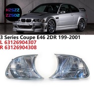 Clear Marker Signal Blinker Corner Parking Light Lamp for  E46 3 Series Coupe 1999-2001 63126904307 