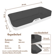 rusoshopup 【Agate ของแท้】ตะแกรงวางของติดผนัง ที่วางของติดผนัง ที่วางของในห้องน้ำ กระจกเก็บของติดผนัง