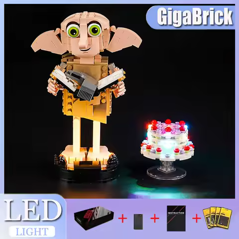 DIY LED Light Kit For LEGO 76421 Dobby the House Elf (Only LED Light,Without Blocks Model)