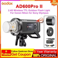 Godox AD600ProII AD600Pro II Wireless Outdoor Flash Light All-in-One TTL High-speed Synchronization 