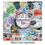 【20260423】50PCS Science Stickers Chemistry Biology Lab Waterproof Decorative Notebook Stickers for S