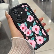 Case For OPPO A3 4G A3 Pro 5G A3X 4G A3X 5G A40 A60 5G Three-Color Flower Phone Silicone Shockproof