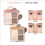 (KOL) JUDYDOLL Highlight Contour Palette 4 squares 9g