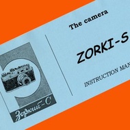 ENGLISH MANUAL for ZORKI-S USSR Leica copy 35mm film camera INSTRUCTION BOOKLET