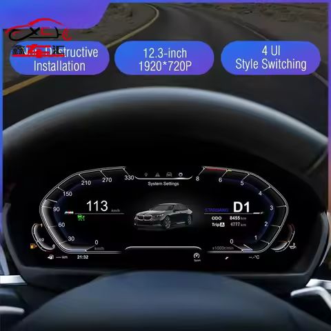 For BMW X3 X4 F25 F26 F01 F12 F10 X5 X6 F15 F16 Car Digital Cluster Instrument Auto Speedometer Virt