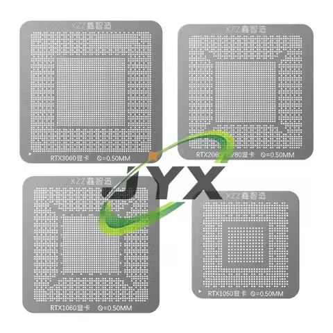 XZZ RTX 1050/1060/2060/2070/2080/3060 Graphics Card BGA FOR INTEL/ NVIDIA/ ATI Video Chips Tin Templ