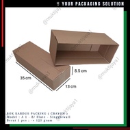 CRAYON BOX • 35x13x8.5cm • Cardboard/ BOX.