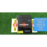KOYOKO GEL/SEALED BATTERY BATERI MOTOR KOYOKO 6N4 YB3L YB4L YB5L YTZ5 YT6B YTZ7V YTZ7S YTX7L YTZ8 12