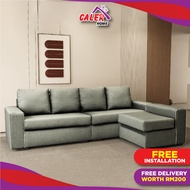 Caler Home Ubber Set 4 Seater With Stool Sofa Seater Living Room [Free Installation]