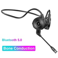 TWS Bone Conduction Earphone Wireless Earphones Bluetooth 5.0 Headphone HiFi Stereo Noise Canceling Business Headset for Xiaomi