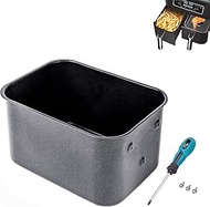 Air Fryer Replacement Basket & Crisper Plate Set for Ninja Foodi Dual Air Fryer,Air Fryer Cooking Ba