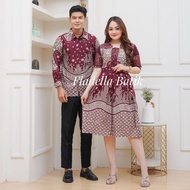 Burgundy batik dress couple burgundy party dress SML XL XXL 3XL 4XL