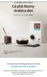 Cà phê đen hòa tan 100% hạt cafe Arabica sấy đông khô giữ nguyên hương vị thơm ngon  (gói lớn 16g x 